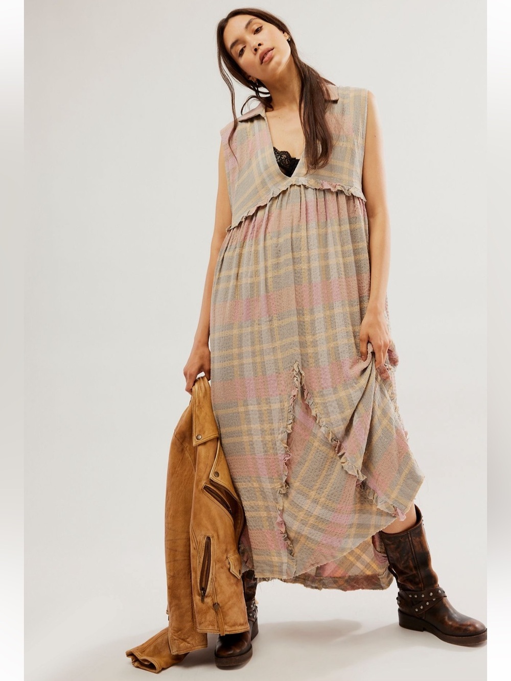 NWOT Free People Kirby Maxi Dress Size Large